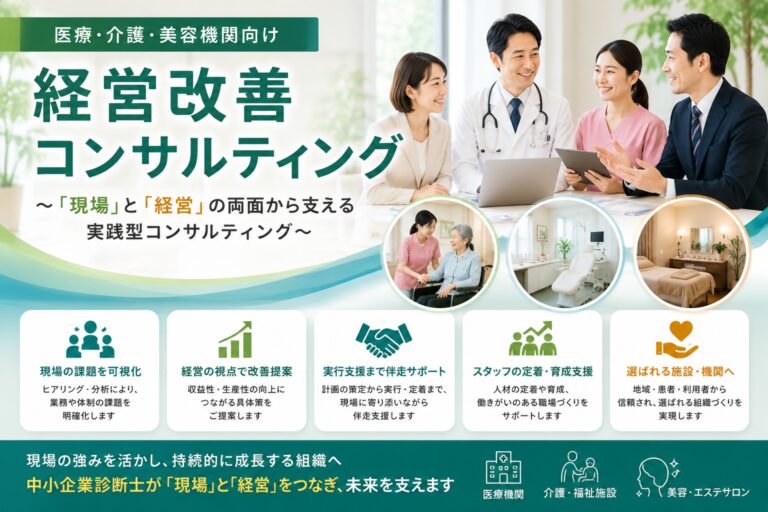 医療・介護・美容機関の経営支援